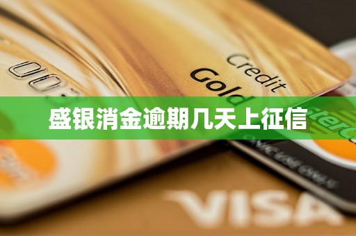 盛银消金逾期几天上征信