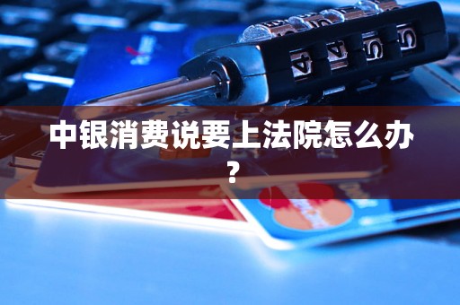 中银消费说要上法院怎么办? 中银消费说要上法院怎么办?