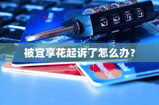 被宜享花起诉了怎么办？