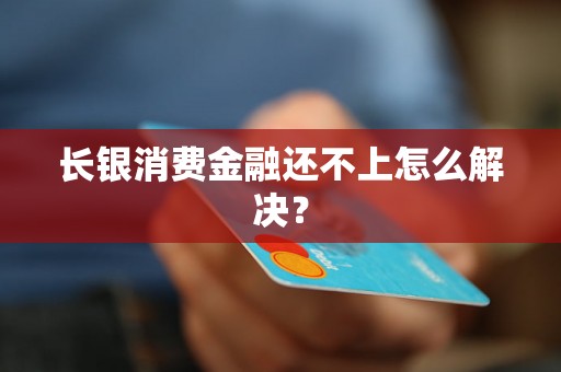 长银消费金融还不上怎么解决？