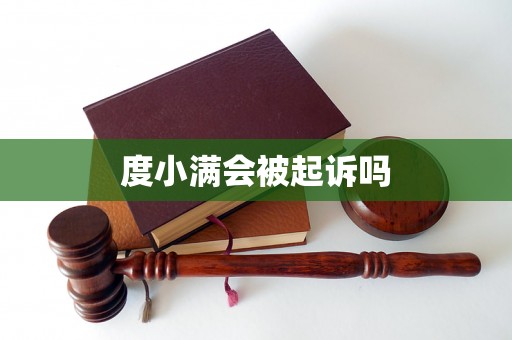 度小满会被起诉吗