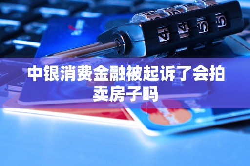 中银消费金融被起诉了会拍卖房子吗