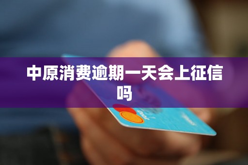 中原消费逾期一天会上征信吗