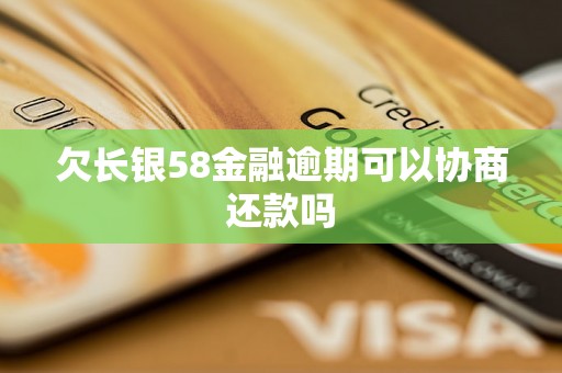 欠长银58金融逾期可以协商还款吗