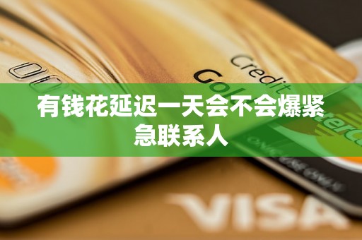 有钱花延迟一天会不会爆紧急联系人 有钱花延迟一天会不会爆紧急联系人