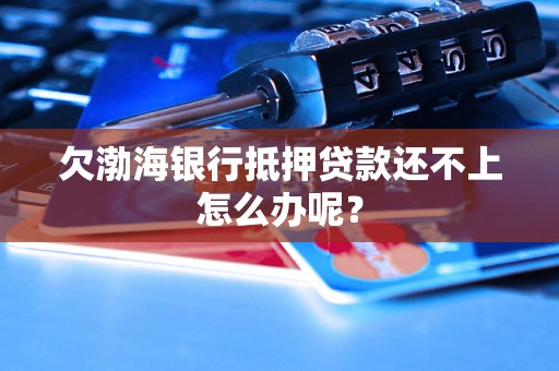 欠渤海银行抵押贷款还不上怎么办呢？