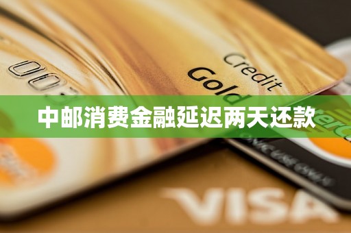 中邮消费金融延迟两天还款