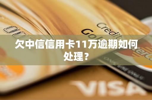 欠中信信用卡11万逾期如何处理？