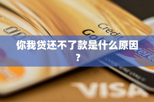 你我贷还不了款是什么原因？