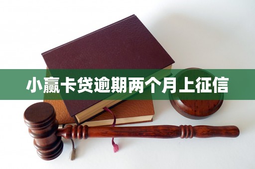 小赢卡贷逾期两个月上征信