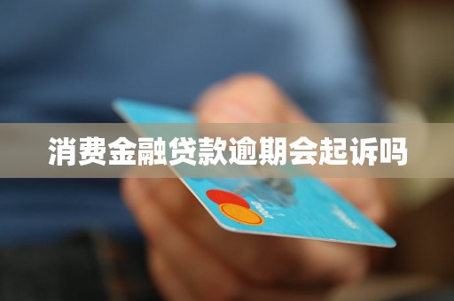 消费金融贷款逾期会起诉吗