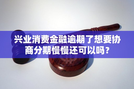 兴业消费金融逾期了想要协商分期慢慢还可以吗？