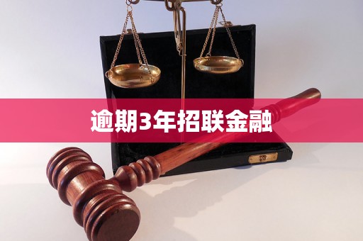 逾期3年招联金融