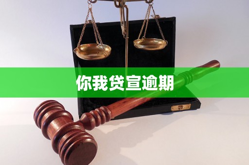 你我贷宣逾期 你我贷宣逾期