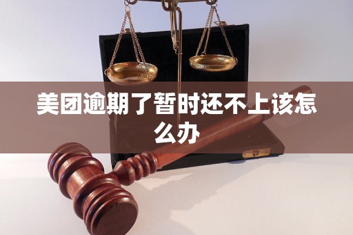 美团逾期了暂时还不上该怎么办 美团逾期了暂时还不上该怎么办