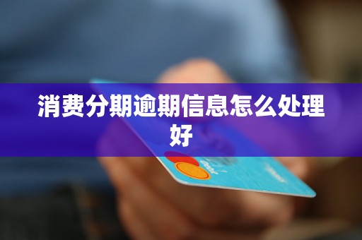 消费分期逾期信息怎么处理好