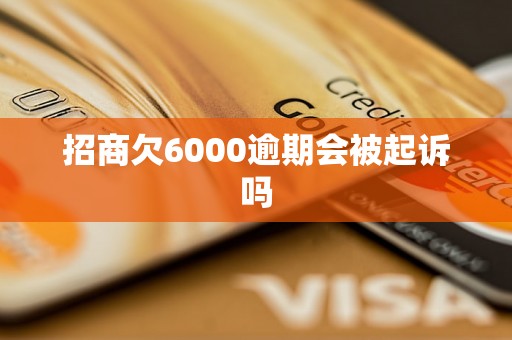 招商欠6000逾期会被起诉吗
