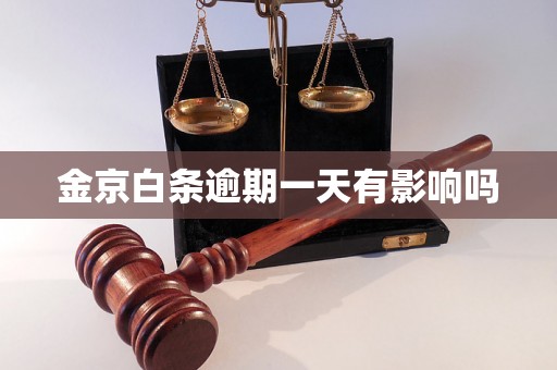 金京白条逾期一天有影响吗 金京白条逾期一天有影响吗