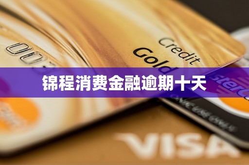 锦程消费金融逾期十天