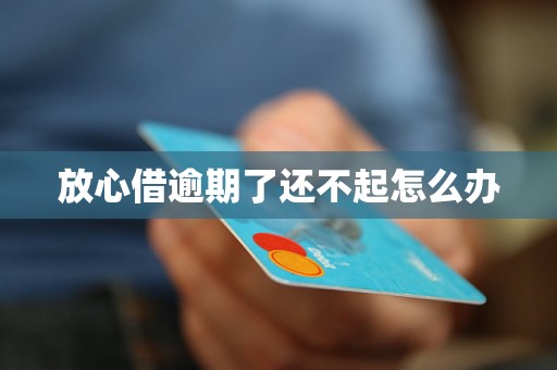放心借逾期了还不起怎么办