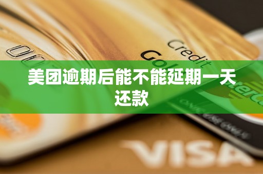 美团逾期后能不能延期一天还款