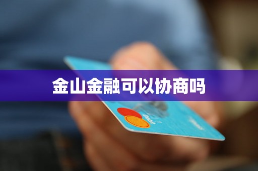 金山金融可以协商吗