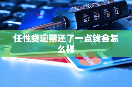 任性贷逾期还了一点钱会怎么样