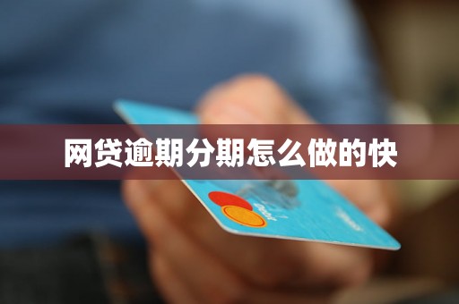 网贷逾期分期怎么做的快