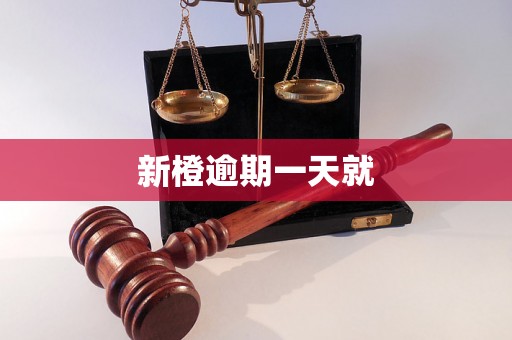 新橙逾期一天就