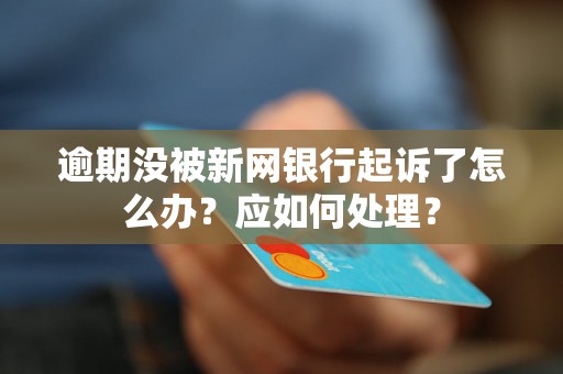 逾期没被新网银行起诉了怎么办?应如何处理? 逾期没被新网银行起诉了怎么办?应如何处理?
