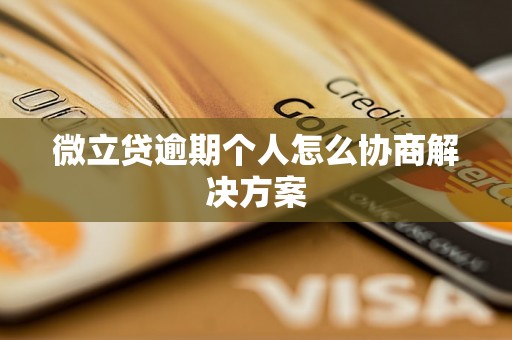 微立贷逾期个人怎么协商解决方案 微立贷逾期个人怎么协商解决方案