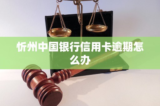 忻州中国银行信用卡逾期怎么办