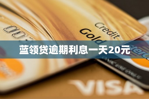 蓝领贷逾期利息一天20元