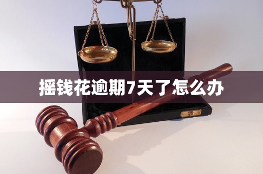 摇钱花逾期7天了怎么办