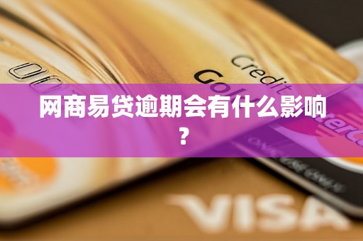 网商易贷逾期会有什么影响？