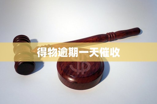 得物逾期一天催收