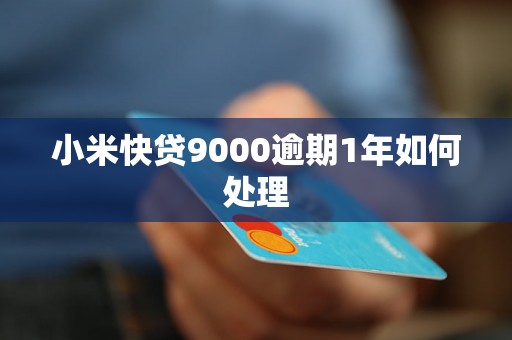 小米快贷9000逾期1年如何处理