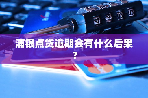 浦银点贷逾期会有什么后果? 浦银点贷逾期会有什么后果?