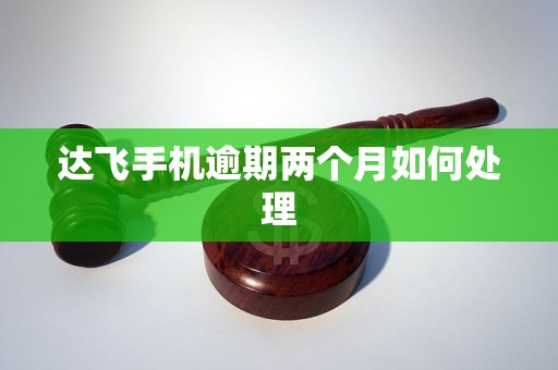 达飞手机逾期两个月如何处理