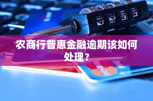 农商行普惠金融逾期该如何处理？