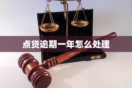 点贷逾期一年怎么处理 点贷逾期一年怎么处理