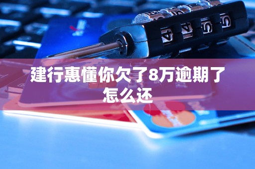 建行惠懂你欠了8万逾期了怎么还 建行惠懂你欠了8万逾期了怎么还