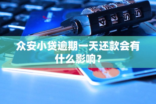 众安小贷逾期一天还款会有什么影响？