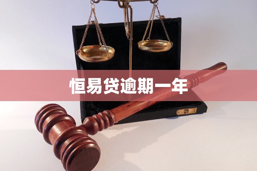 恒易贷逾期一年