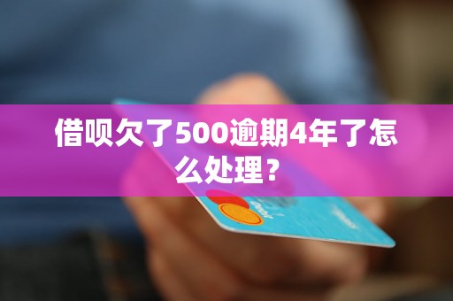 借呗欠了500逾期4年了怎么处理？