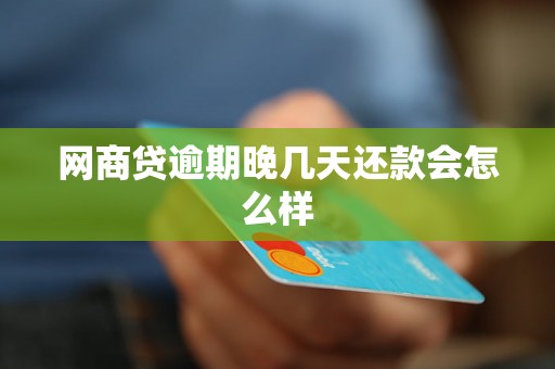 网商贷逾期晚几天还款会怎么样