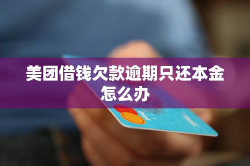 美团借钱欠款逾期只还本金怎么办 美团借钱欠款逾期只还本金怎么办