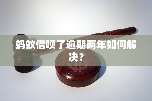 蚂蚁借呗了逾期两年如何解决？