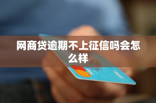 网商贷逾期不上征信吗会怎么样