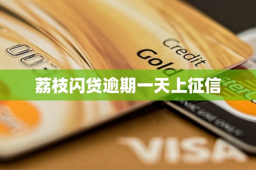 荔枝闪贷逾期一天上征信
